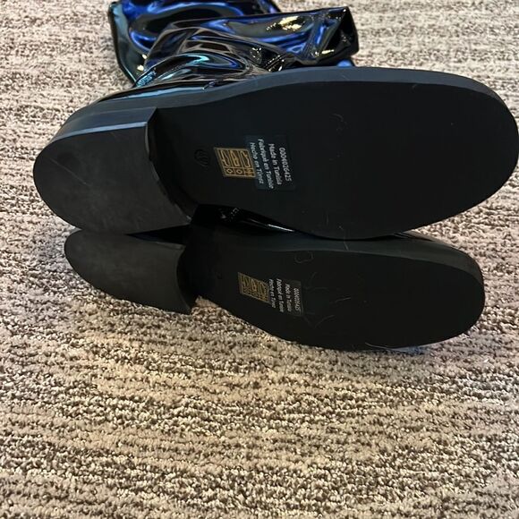 Free People Go Go Gloss Over-the-Knee Boots – Black Patent – Size 10 – NWB - Picture 5 of 7